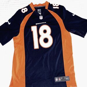 Authentic Nike Denver Broncos #18 Peyton Manning NFL Football Jersey